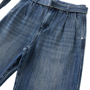 Denim Belted Jeans