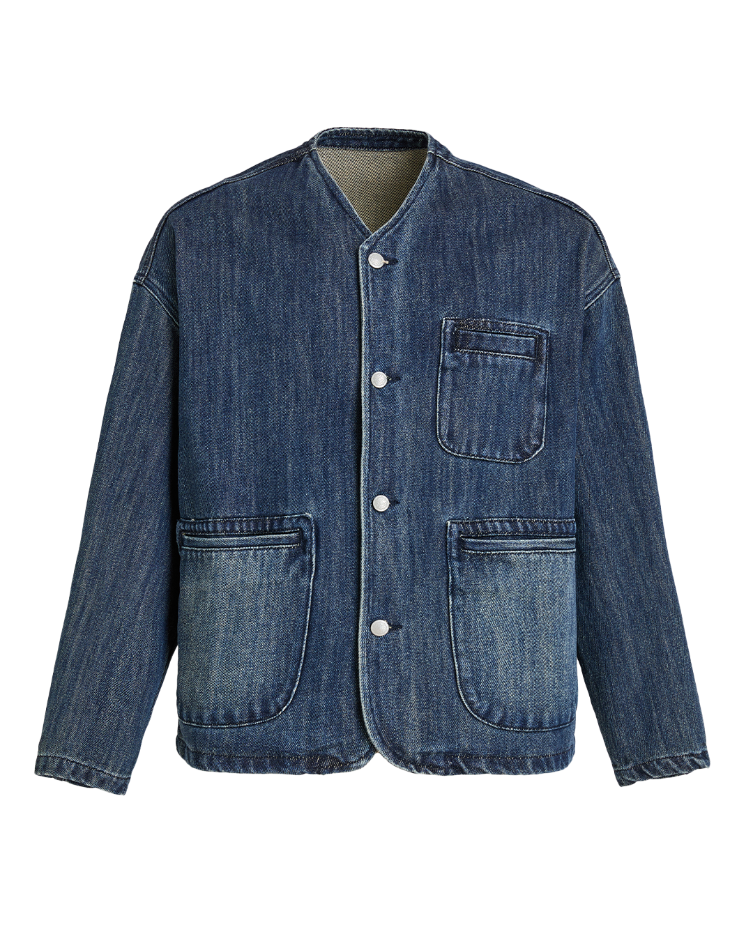 Denim Mandarin Jakcet