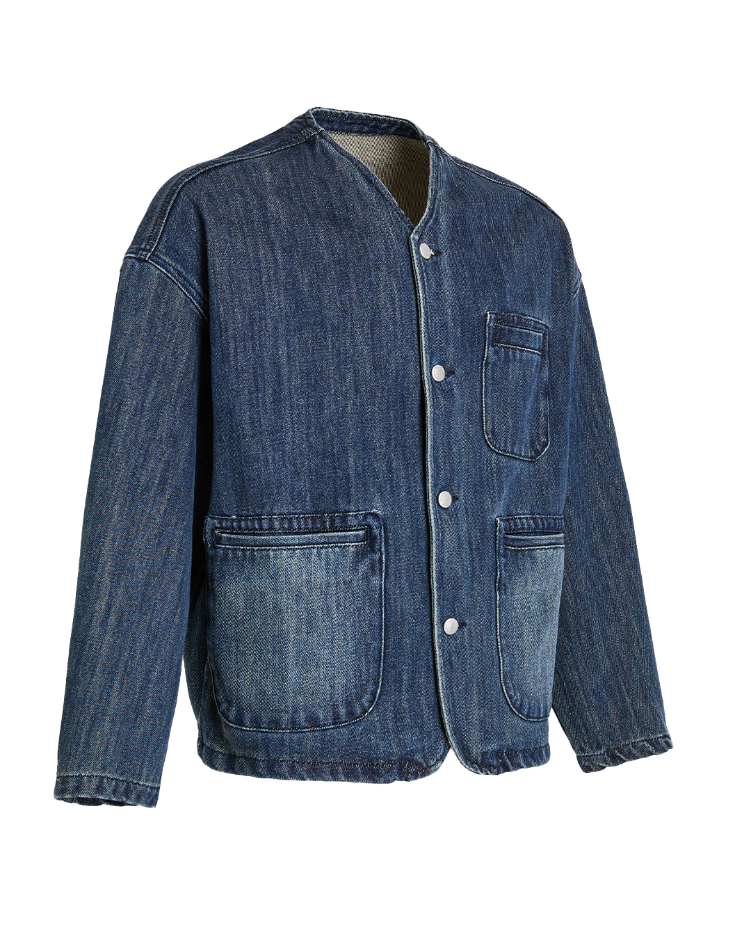 Denim Mandarin Jakcet