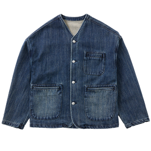 Denim Mandarin Jakcet