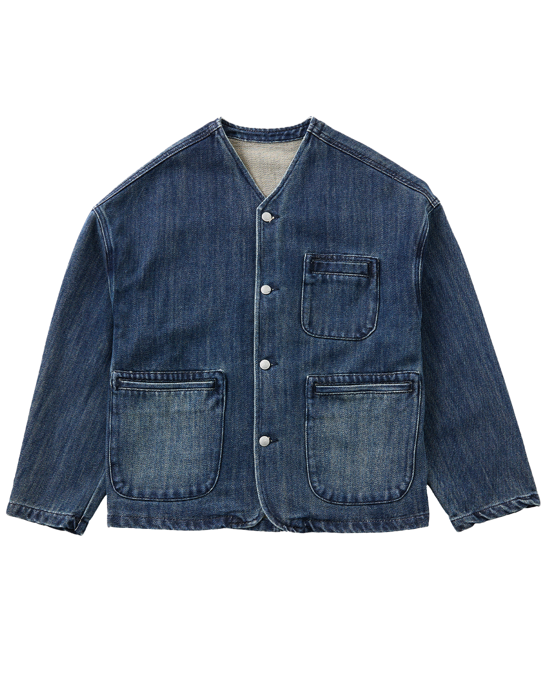 Denim Mandarin Jakcet