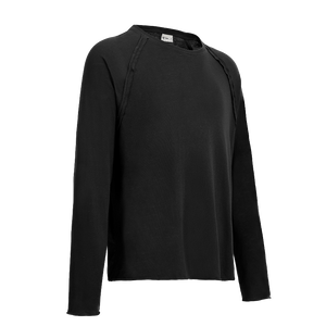 Retro Future Raglan Longsleeve Aged Black
