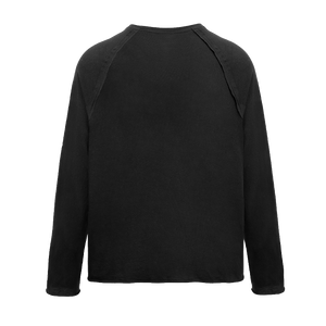 Retro Future Raglan Longsleeve Aged Black