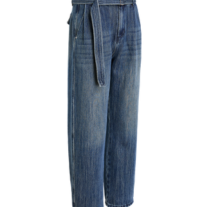 Denim Belted Jeans