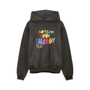 YAW Protect Your Energy Luxury Vintage Hoodie