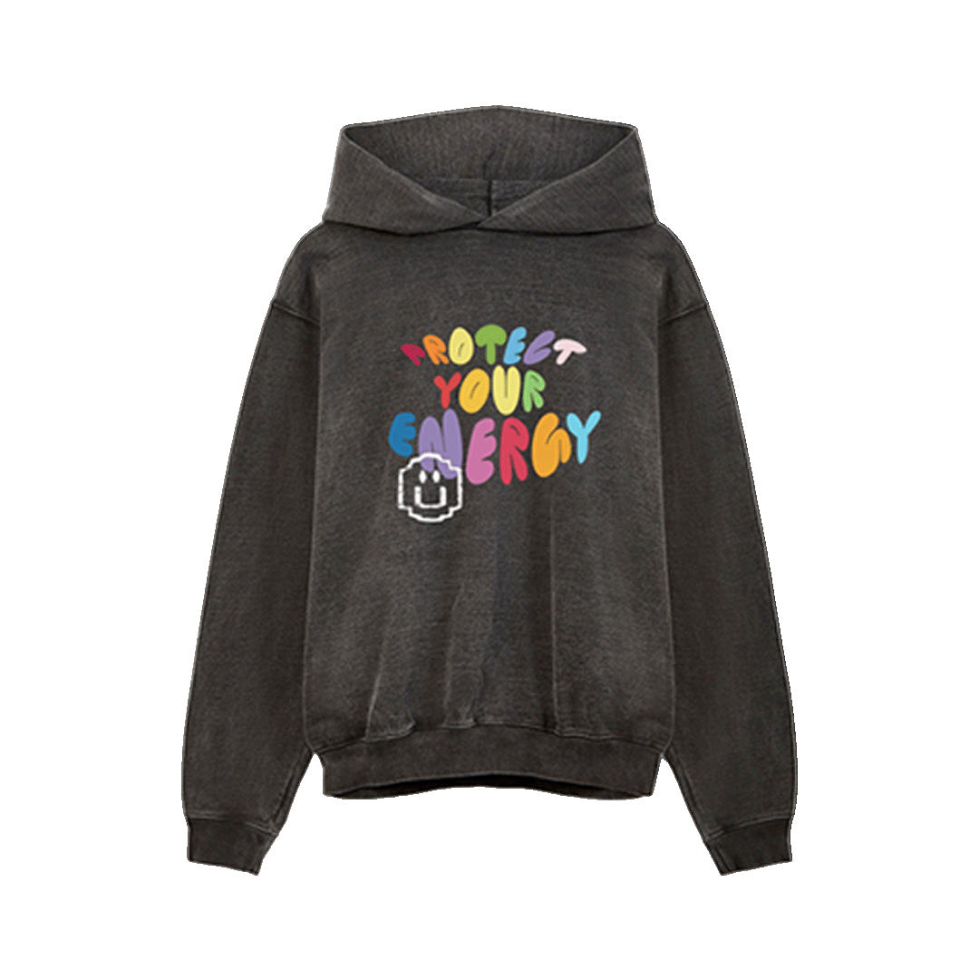 YAW Protect Your Energy Luxury Vintage Hoodie